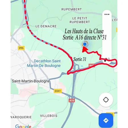 Bed and Breakfast Les Hauts De La Cluse 4*